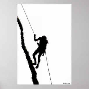 Bergbekers afdrukken poster