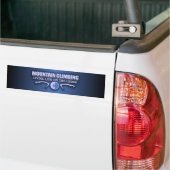 bergbeklimmen bumpersticker (Op Truck)