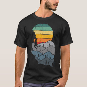 Bergbeklimmen Retro Klimmer Bergbeklimmer Heren Wo T-shirt