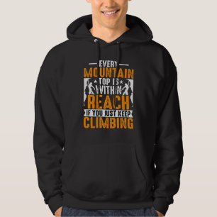 Bergbeklimmer - Je blijft gewoon C klimmen Hoodie