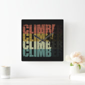 Bergbeklimmer  klimmer vierkante klok (Huis)