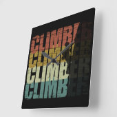 Bergbeklimmer klimmer vierkante klok (Hoek)