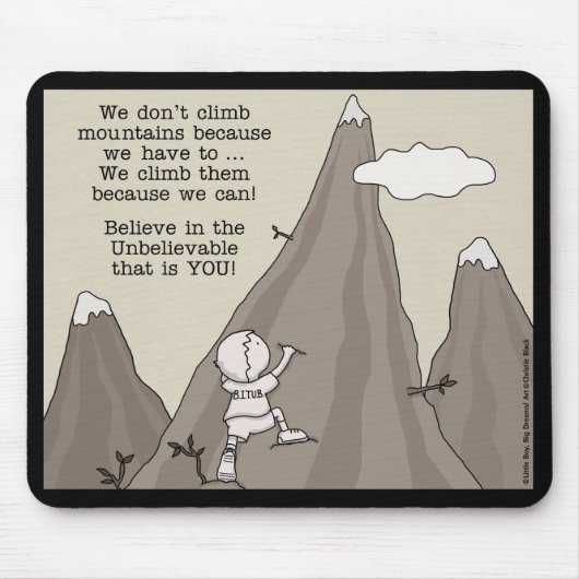 bergbeklimmer muismat (Voorkant)