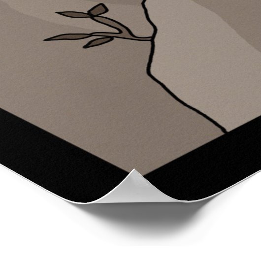 bergbeklimmer poster (Hoek)