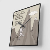 bergbeklimmer vierkante klok (Hoek)