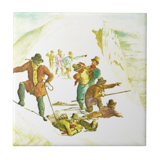  bergbeklimmers tegeltje (Voorkant)