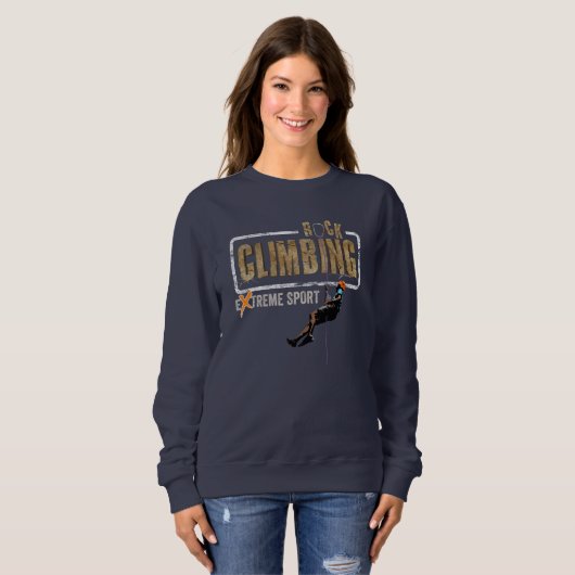 bergbeklimming | Dames sweatshirt (Voorkant volledig)