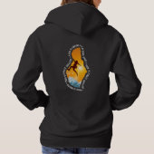 bergbeklimming | Hoodie voor dames (Achterkant)
