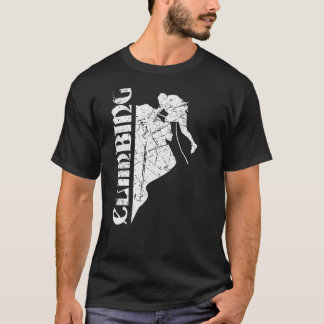 bergbeklimming van het silhouet 25 t-shirt