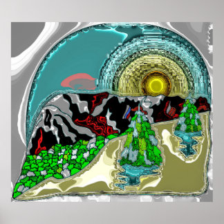 Bergbereik 14 poster
