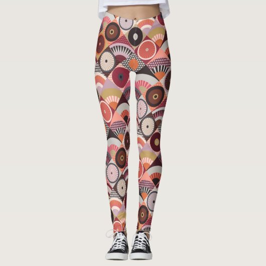 bergbessen leggings (Voorkant)