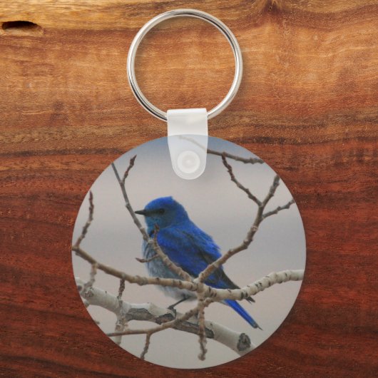 Bergblauw Sleutelhanger (Voorkant)