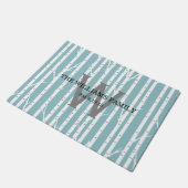 Bergboommonogrammen Doormat Deurmat (Schuin)