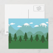 Bergbos Briefkaart (Voorkant / Achterkant)
