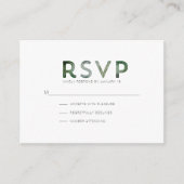 Bergbos Modern RSVP 3x2 Informatiekaartje (Voorkant)