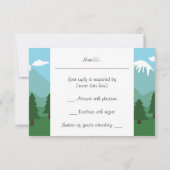 Bergbos RSVP Kaartje (Achterkant)