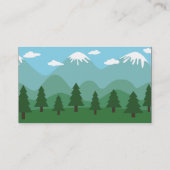 Bergbos Visitekaartje (Achterkant)