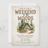 Bergbos Weekend Itinerarium Kaart (Voorkant)