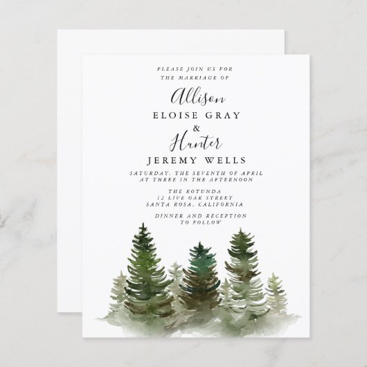 Bergbudget Weddenschap-brochure (Voorkant / Achterkant)