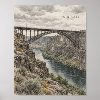 Bergdal Scenische Poster | Pacific Northwest