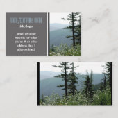 bergdenbomen visitekaartje foto kunst (Voorkant / Achterkant)