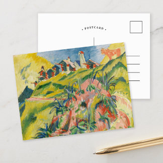 bergdorp | Ernst Ludwig Kirchner Briefkaart