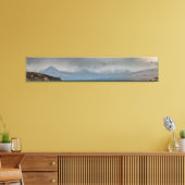 Bergen achter het Tekapomeer Canvas Afdruk (Insitu (Woonkamer))