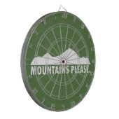 Bergen alsjeblieft dartbord (Voorkant Links)