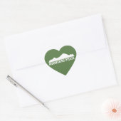 Bergen alsjeblieft hart sticker (Envelop)