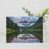 Bergen | Aspen Colorado Bedankkaart (Staand voorkant)