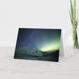 Bergen Aurora Borealis & Milky Way Alaska Kaart