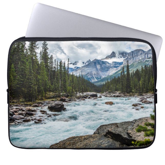 Bergen | Banff National Park Alberta, Canada Laptop Sleeve (Voorkant)
