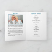 Bergen Begrafenis Orde van Dienst Foto Memorial Programma (Binnen)