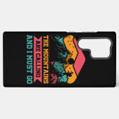 Bergen bellen en ik moet gaan, ik moet overlopen samsung galaxy hoesje (Achterkant horizontaal)