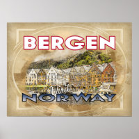 Bergen, bezoek Noorwegen