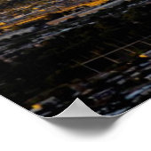 Bergen bij de schemering poster (Hoek)