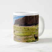 Bergen | Boliviaanse Andes Extra Grote Beker (Voorkant rechts)