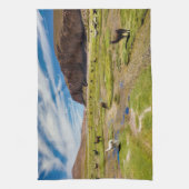 Bergen | Boliviaanse Andes Theedoek (Verticaal)