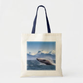 Bergen | Breach Whale Glacier Bay, Alaska Tote Bag (Voorkant)