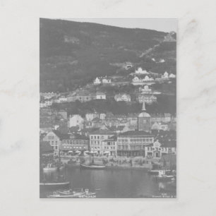 Bergen,  Briefkaart Noorwegen