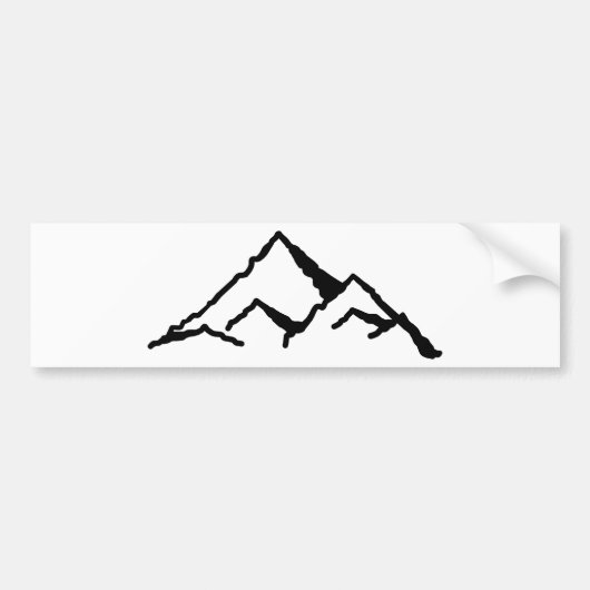 Bergen Bumpersticker (Voorkant)