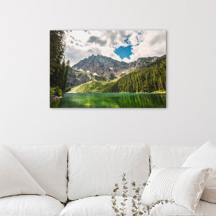 Bergen   Cabinet Mountains, Montana Canvas Afdruk