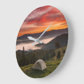 Bergen | Camping Foggy Sunrise Grote Klok (Hoek)