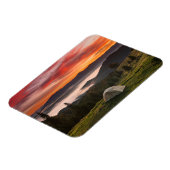 Bergen | Camping Foggy Sunrise Magneet (Linkerzijde)