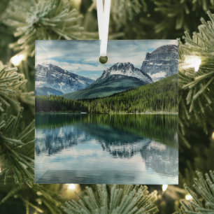 Bergen Canadees Rockies, Alberta Canada Glas Ornament