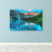 Bergen Canvas Afdruk (Insitu (Houten vloer))