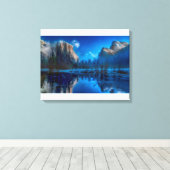 Bergen Canvas Afdruk (Insitu (Houten vloer))