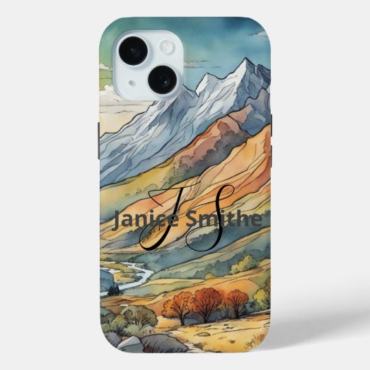 Bergen Case-Mate iPhone Case (Achterkant)