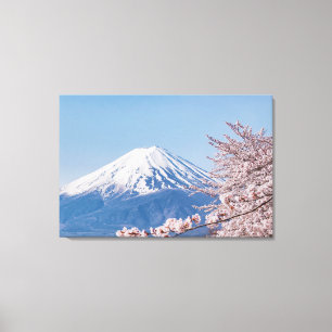 Bergen De berg Fuji Tokio, Japan Canvas Afdruk