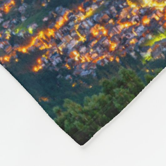 Bergen | De Matterhorn, Zermatt, Zwitserse Alpen Fleece Deken (Hoek)